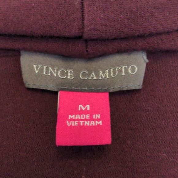 Vince Camuto ruched v neck top - Picture 2 of 3